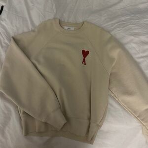 Beige Ami De Coeur Sweatshirt- size S